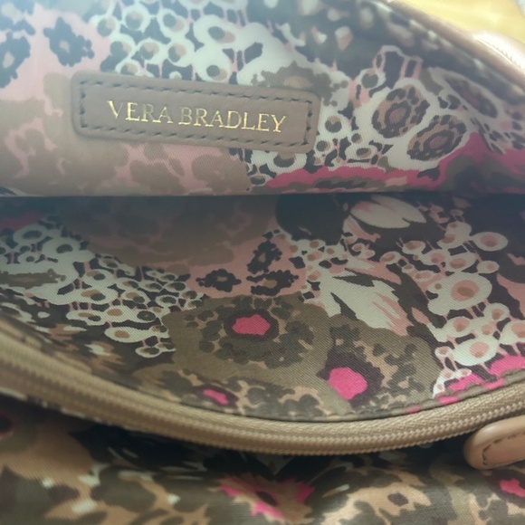 Vera Bradley Cream Pebble Leather Crossbody Shoulder Bag - Picture 11 of 11